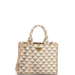 Prada Symbole Shopper Tote Jacquard #254019P18B